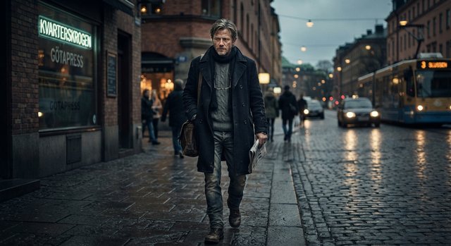 Retrato de Mikael Blomkvist